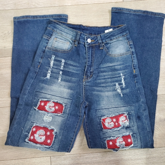 Christmas Santa Clause Jeans - Picture 7 of 9